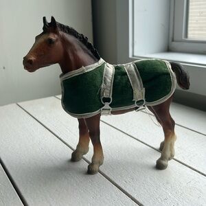 Vintage Breyer Clydesdale foal model no. 84 *blanket included*